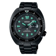 Seiko Prospex SRPK43 Night Vision Black Series Turtle Limited Edition