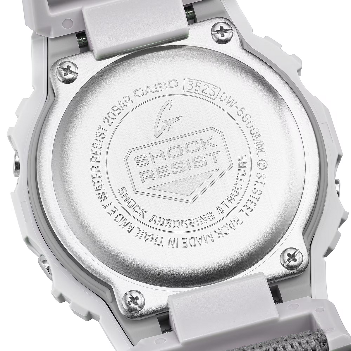G-Shock DW5600MNC7A8 Fidlock Resin Digital Square Gray Green G-Shock DW5600MNC7A8 Fidlock Resin Digital Square Gray Green