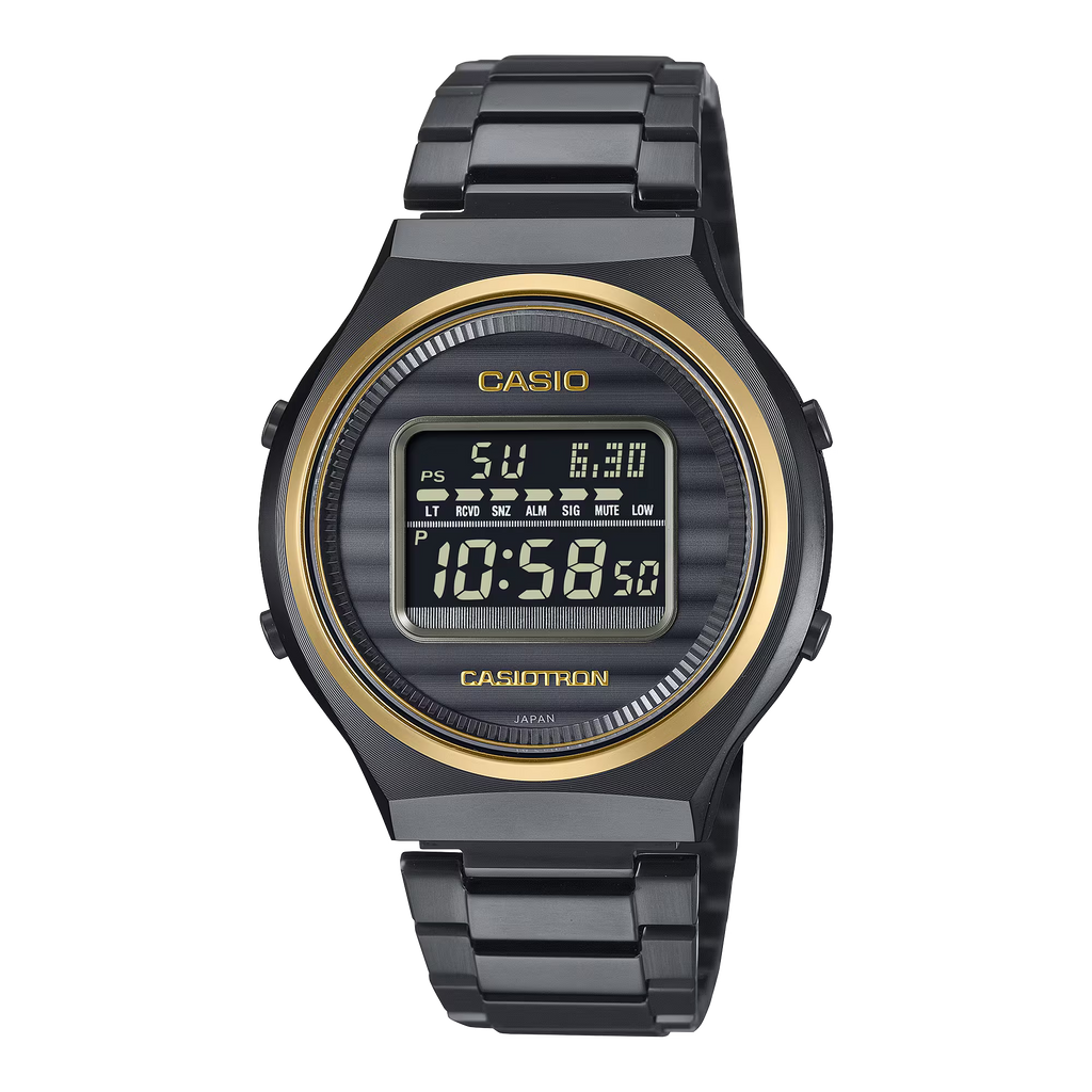 Casio TRN50ZE-1A Casiotron Limited Edition Re-creation 50th Anniversary Black Gold