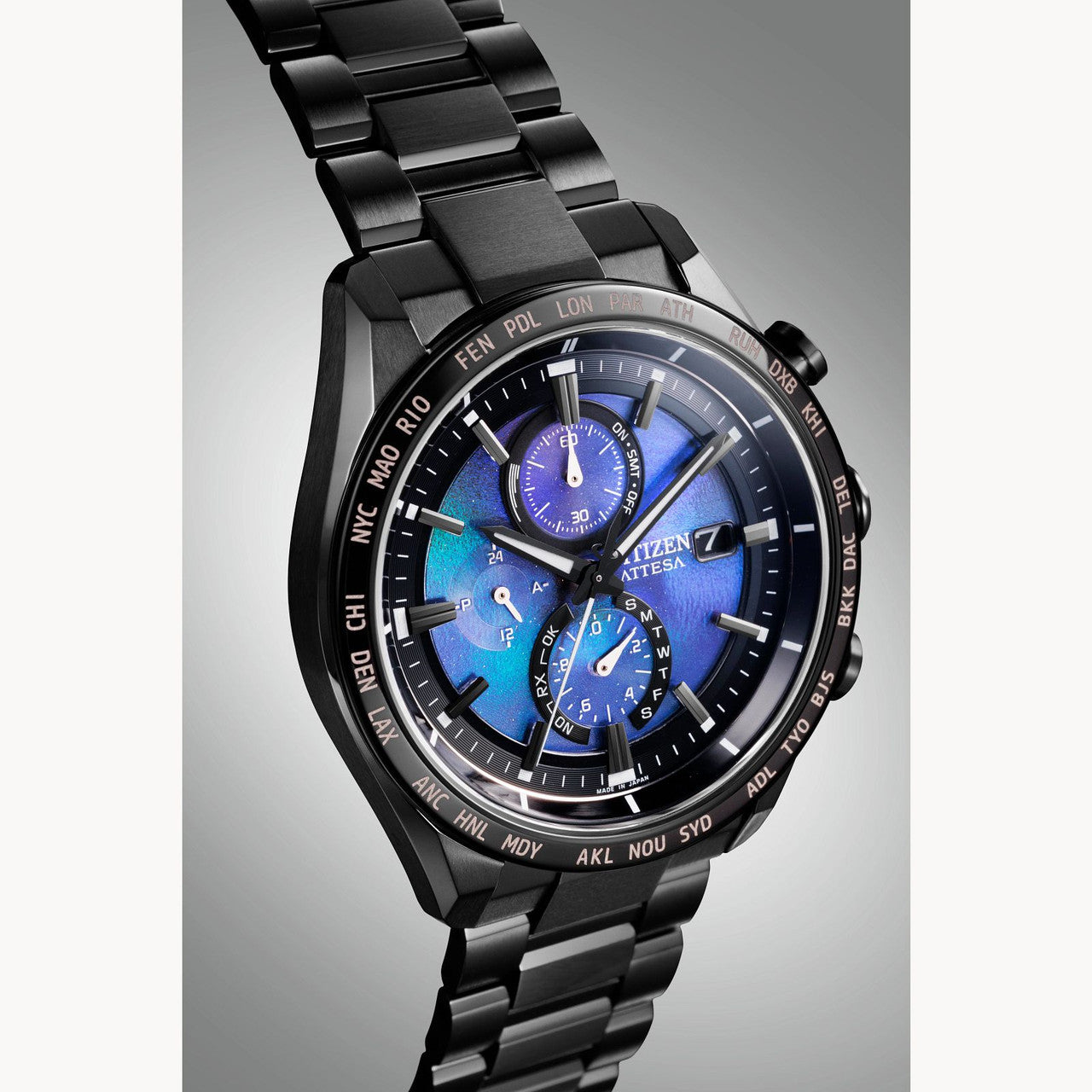 Citizen AT8285-68Z Hakuto-R Atomic Timekeepeing Super Titanium