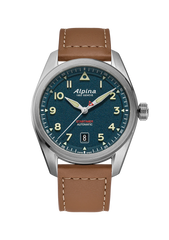 Alpina AL-525NW4S36 Startimer Pilot Automatic Blue Textured Dial 40mm