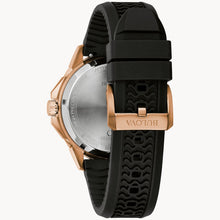 Bulova 98B421 Marine Star 262 kHz Brown Textured Dial Rose Gold