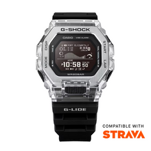 G-Shock GBX100S-1 G-LIDE Shimmering Waves Black High-Res Digital Display