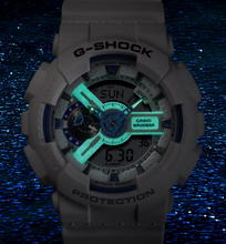 G-Shock GA110HDS-7A Summer Seas White and Blue Lume Dial Ana-Digi Resin