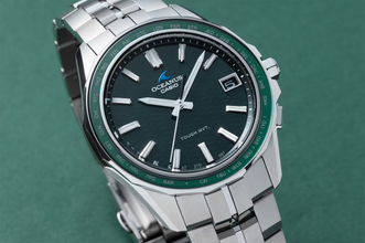 Casio Oceanus OCWS400-3A Manta S400 Green Series