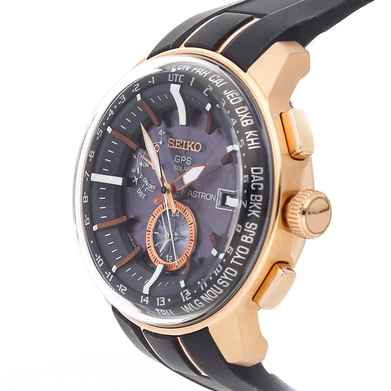 Seiko Astron SAS032 Stratosphere Rose Gold GPS Solar // Pre-Owned