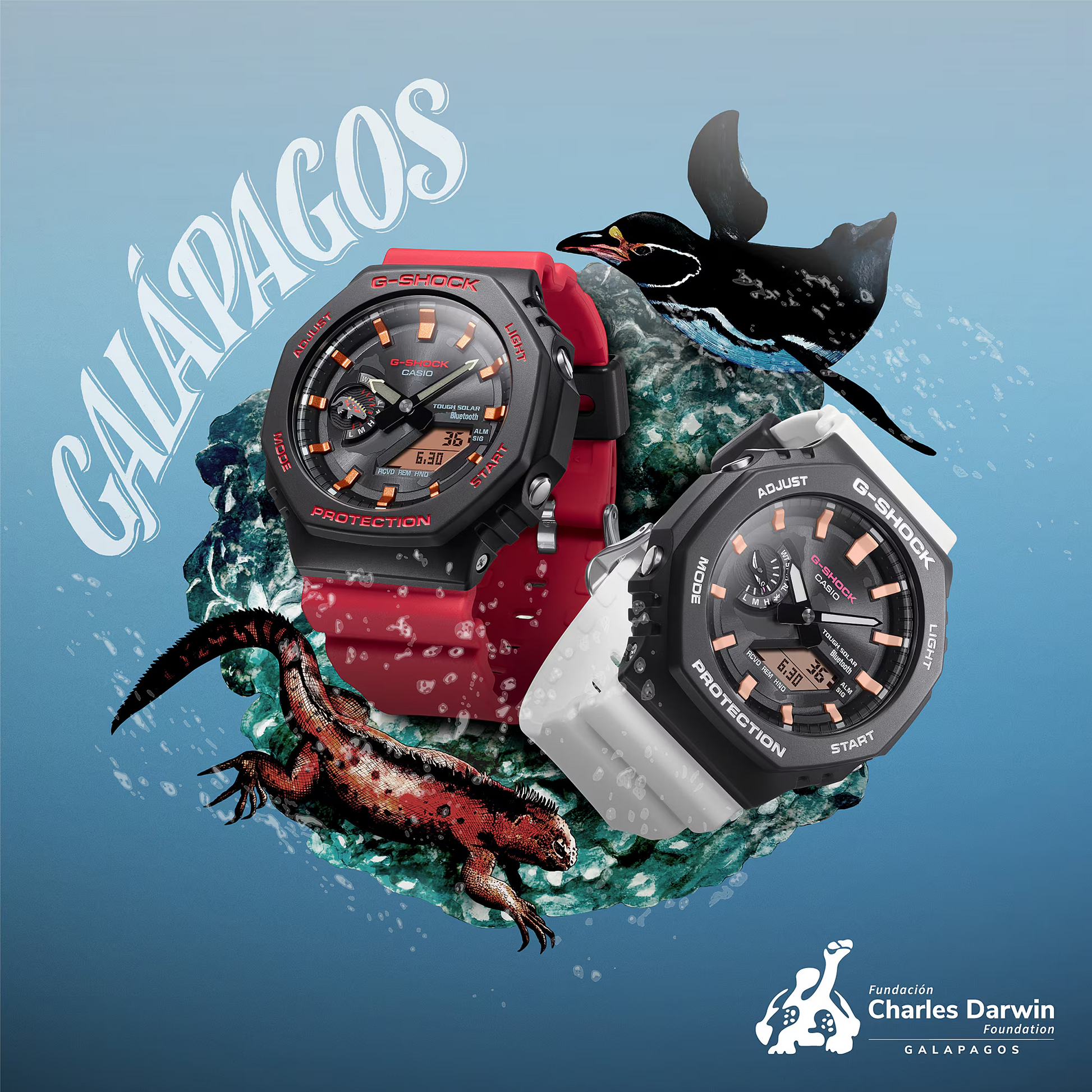 THE RAMPAGE　G-SHOCK G-Shock GAB2100CD1A7 Charles Darwin Galapagos Penguin Tough Solar