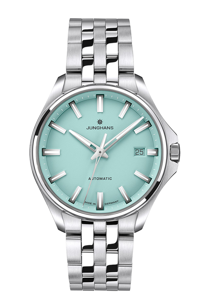 Junghans 27/4581.44 Meister S Automatic 36mm Mint Blue Dial