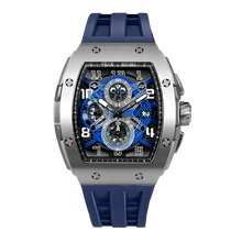 Tsar Bomba TB8211Q-03 Elemental Quartz Silver Blue Watch