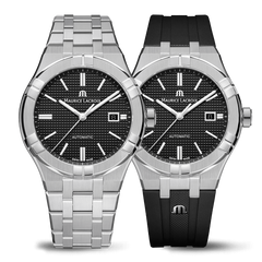 Maurice Lacroix AI6008-SS00F-330-A Aikon Automatic Date Black Dial 42mm