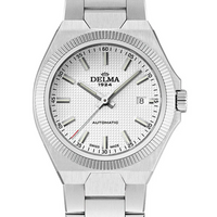 Delma 41701.740.6.061 Midland Automatic White Dial Stainless Steel