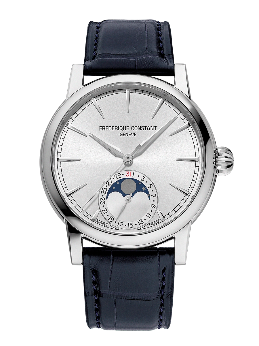 Frederique Constant FC-716S3H6 Manufacture Classic Moonphase Date Silver