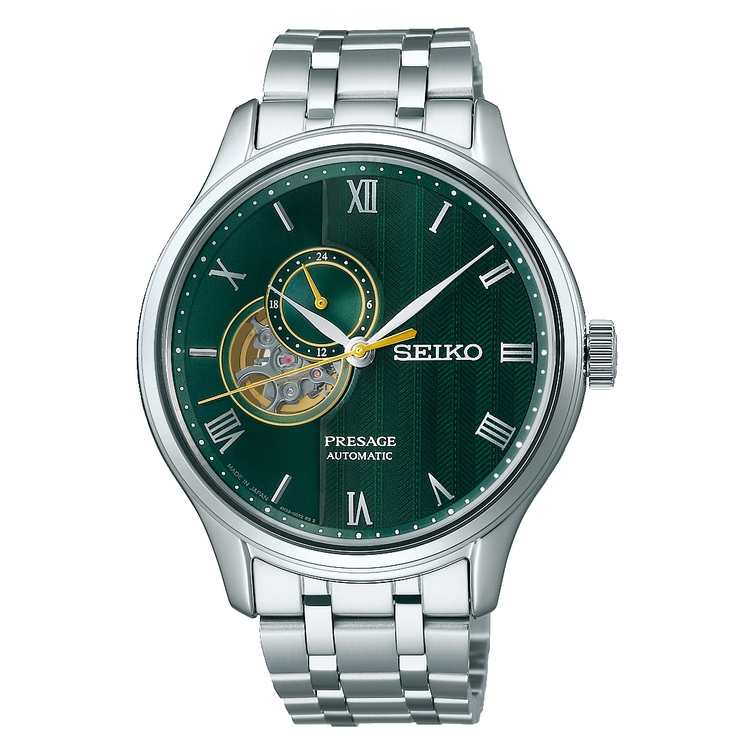 Seiko Presage SSA463 Japanese Gardens Heartbeat Green Dial
