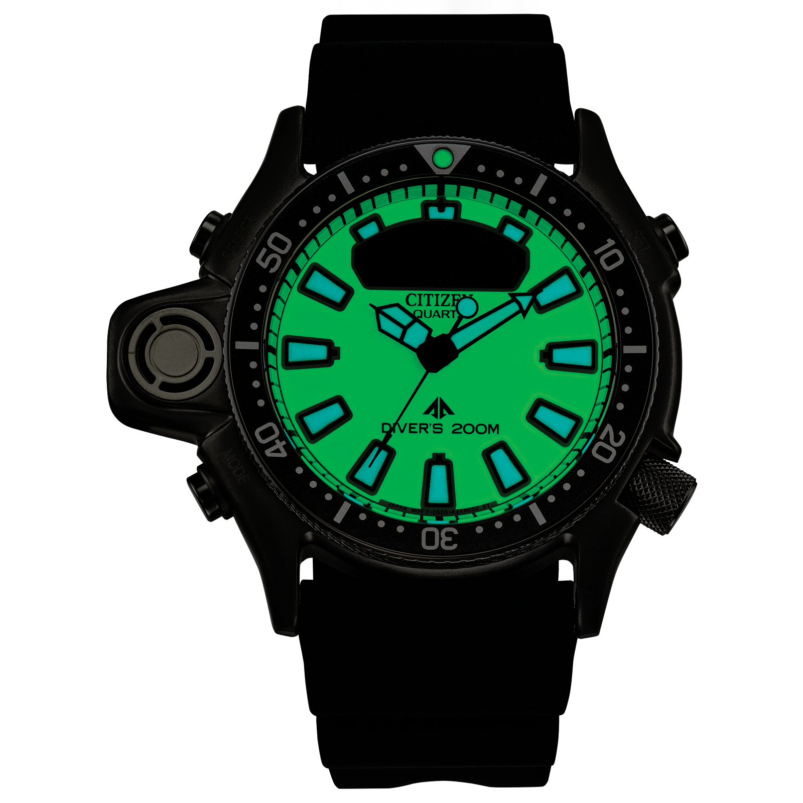 Citizen JP2007-09W Promaster Aqualand Depth Meter Lume Dial