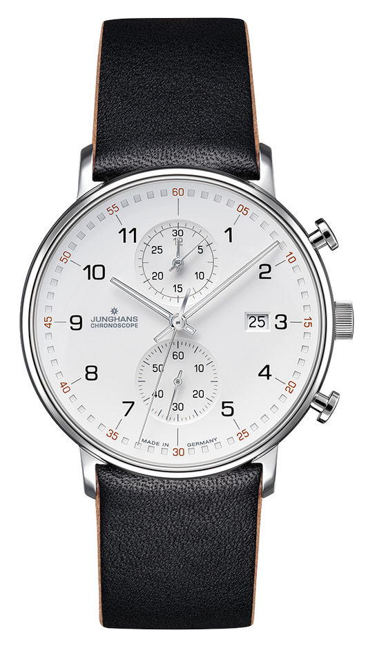 Junghans 41/4771.00 FORM C Quartz Chronograph White Dial