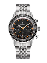 Nivada Grenchen 87042Q04 Chronoking Mecaquartz Interchangeable Bezel GMT