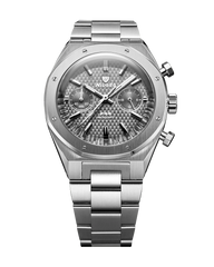 Nivada Grenchen 68001Q77 F77 Chrono Mecaquartz Grey 38mm