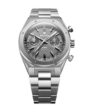 Nivada Grenchen 68001Q77 F77 Chrono Mecaquartz Grey 38mm