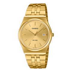 Casio Vintage MTPB145GC-9AV Gold Tone Analog Date Quartz