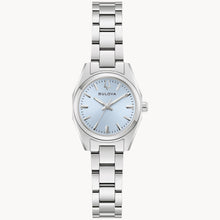 Bulova 96L345 Surveyor Light Blue Sunburst Dial Ladies Watch