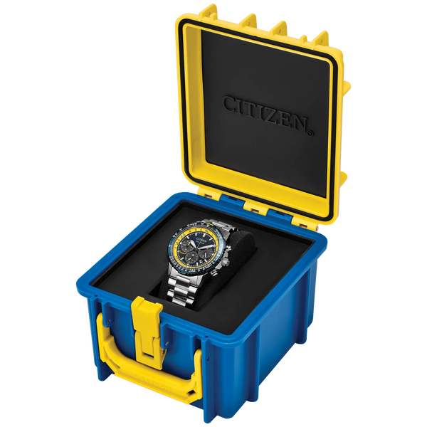 チロネイビーL Citizen CA4667-53L Promaster Navihawk Blue Angels Blue Dial