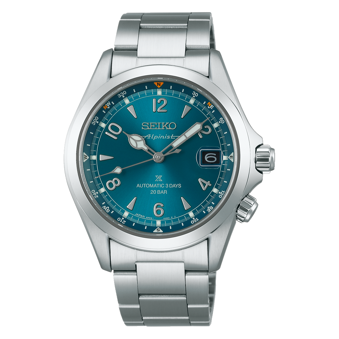 Seiko Prospex SPB503 Alpinist Mechanical Land Automatic 3 Days Ice Blue Dial