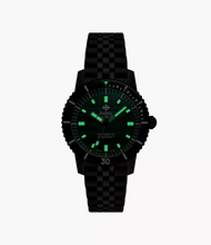 Zodiac ZO9314 Malachite Dial Semi Gloss Compression Diver Black