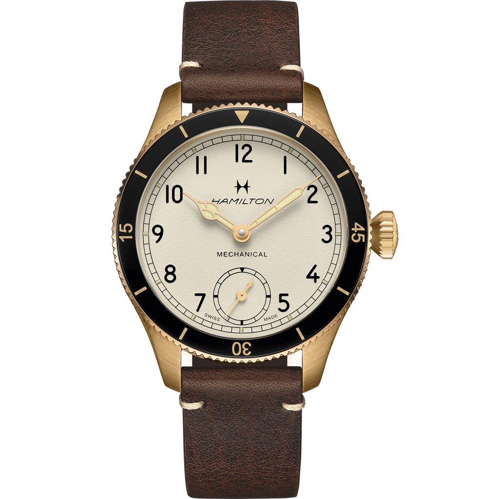 Hamilton H76709510 Khaki Aviation Pilot Pioneer Mechanical Bronze 43mm
