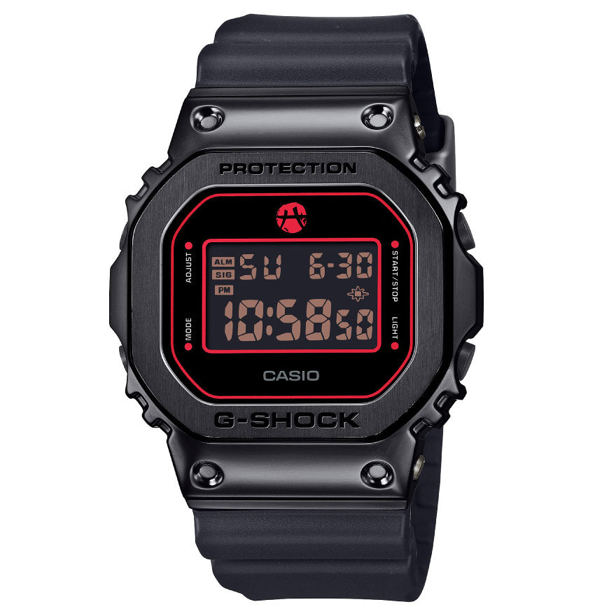 G-Shock GM5600RH-1 Rui Hachimura Stainless Steel Digital Square Black Red