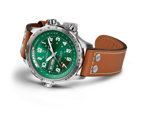 Hamilton H77735560 Khaki Aviation X-Wind Day Date Auto Green Sunray Dial