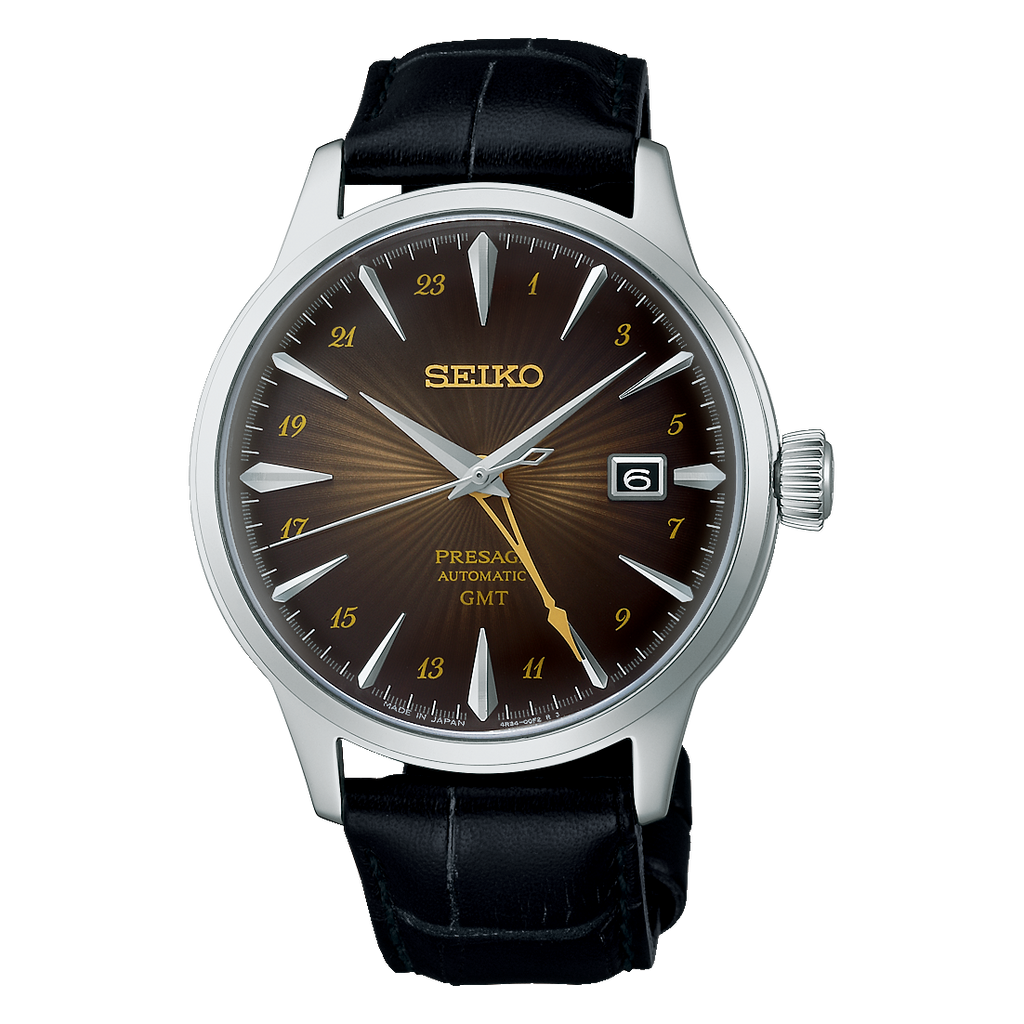 Seiko Presage SSK039 Rusty Nail Cocktail Time GMT Automatic