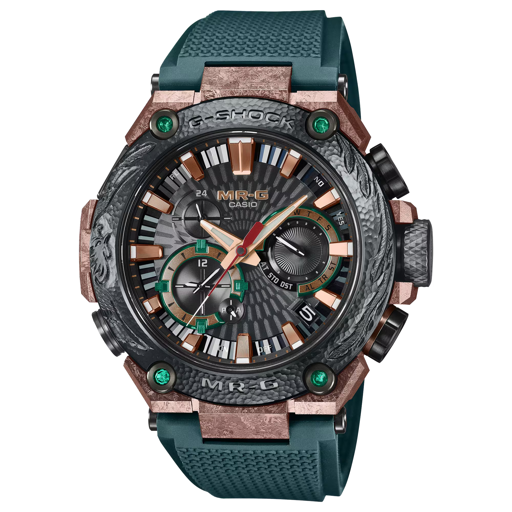 G-Shock MRGB2000KT3A Kobayashi Tsuba Iron Guard Emerald Phoenix