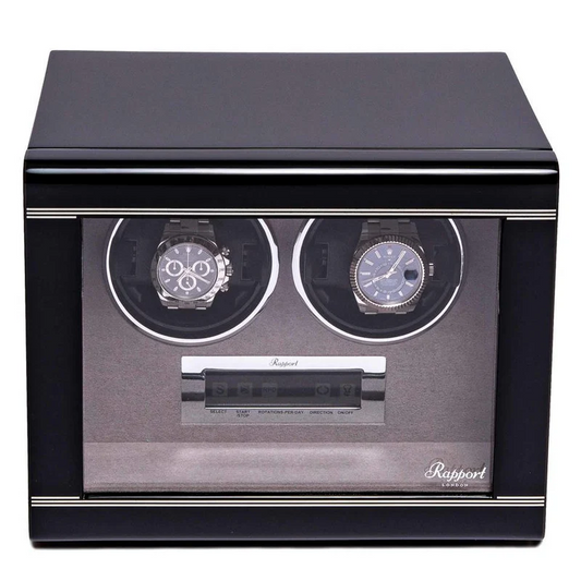 Rapport W552 Formula Duo Watch Winder Black Finish