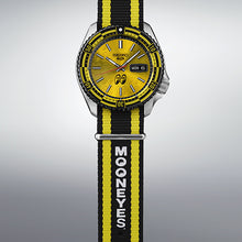 Seiko 5 Sports SBSA287 MOONEYES Limited Edition SKX Style Automatic Yellow