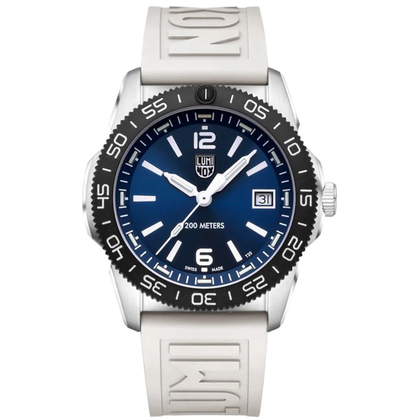 Luminox XS.CA23M Pacific Diver Blue Dial White Rubber Strap Quartz 39mm