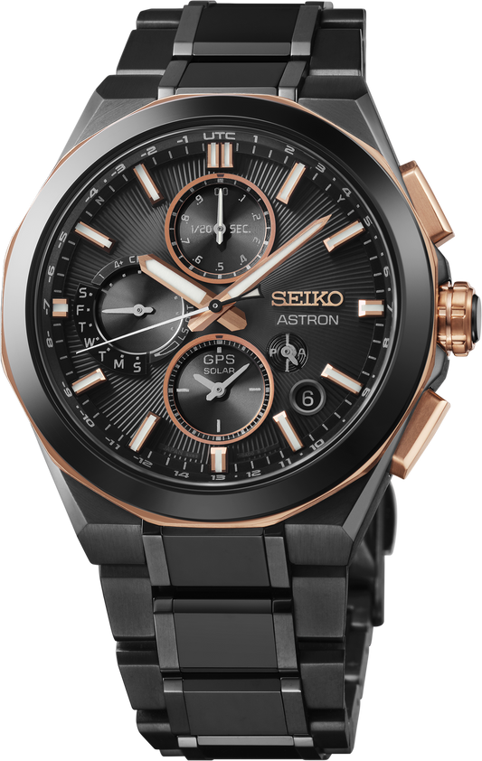 Seiko Astron SSH158 100th Anniversary GPS Solar Dual Time Titanium Limited Edition