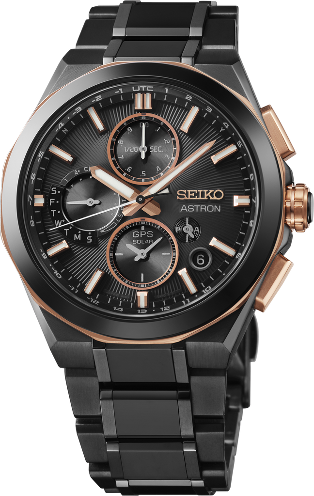 Seiko Astron SSH158 100th Anniversary GPS Solar Dual Time Titanium Limited Edition