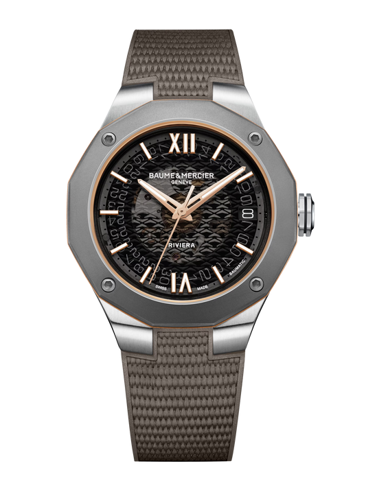 Baume et Mercier 10720 Riviera Two Tone Titanium Baumatic