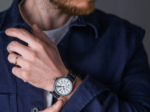 Laco 862154 Wien 39 Pilot Watch Original Automatic Lume Dial