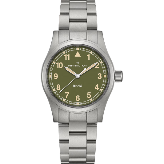 Hamilton H69401160 Khaki Field Quartz 38mm Green Dial Stainless