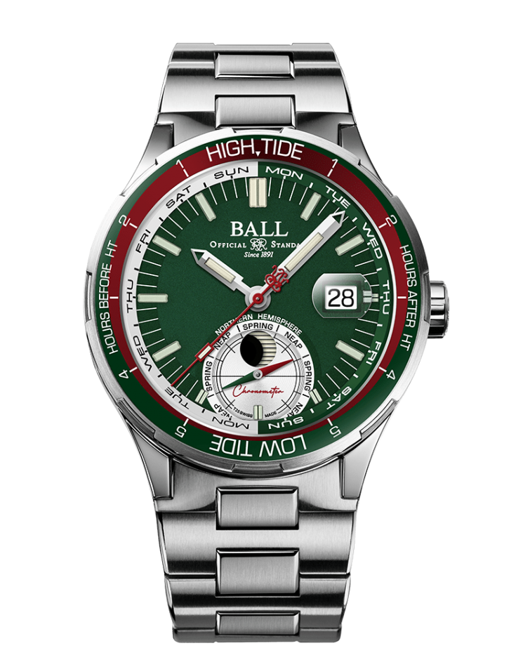 Ball DM3120C S1CJ GR Roadmaster Ocean Explorer Green 41mm Titanium Chr Arizona Fine Time