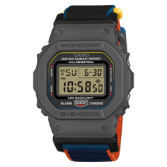 G-Shock DW5600MNC8A2 Fidlock Digital Square Grey Resin Poly Band