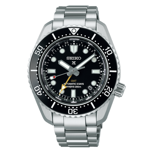 Seiko Prospex SPB383 Sea MM200 Automatic GMT Black