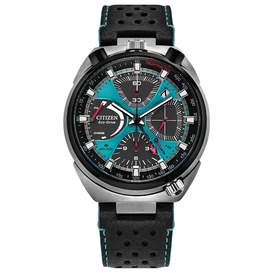 Citizen AV0106-01L Promaster Tsuno Chrono Racer Limited Edition Blue Eco-Drive