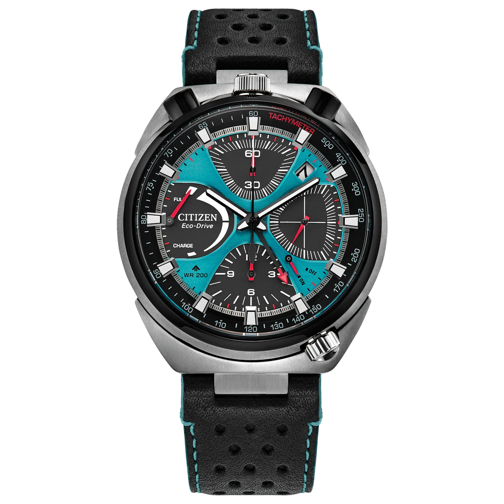 Citizen AV0106-01L Promaster Tsuno Chrono Racer Limited Edition Blue Eco-Drive