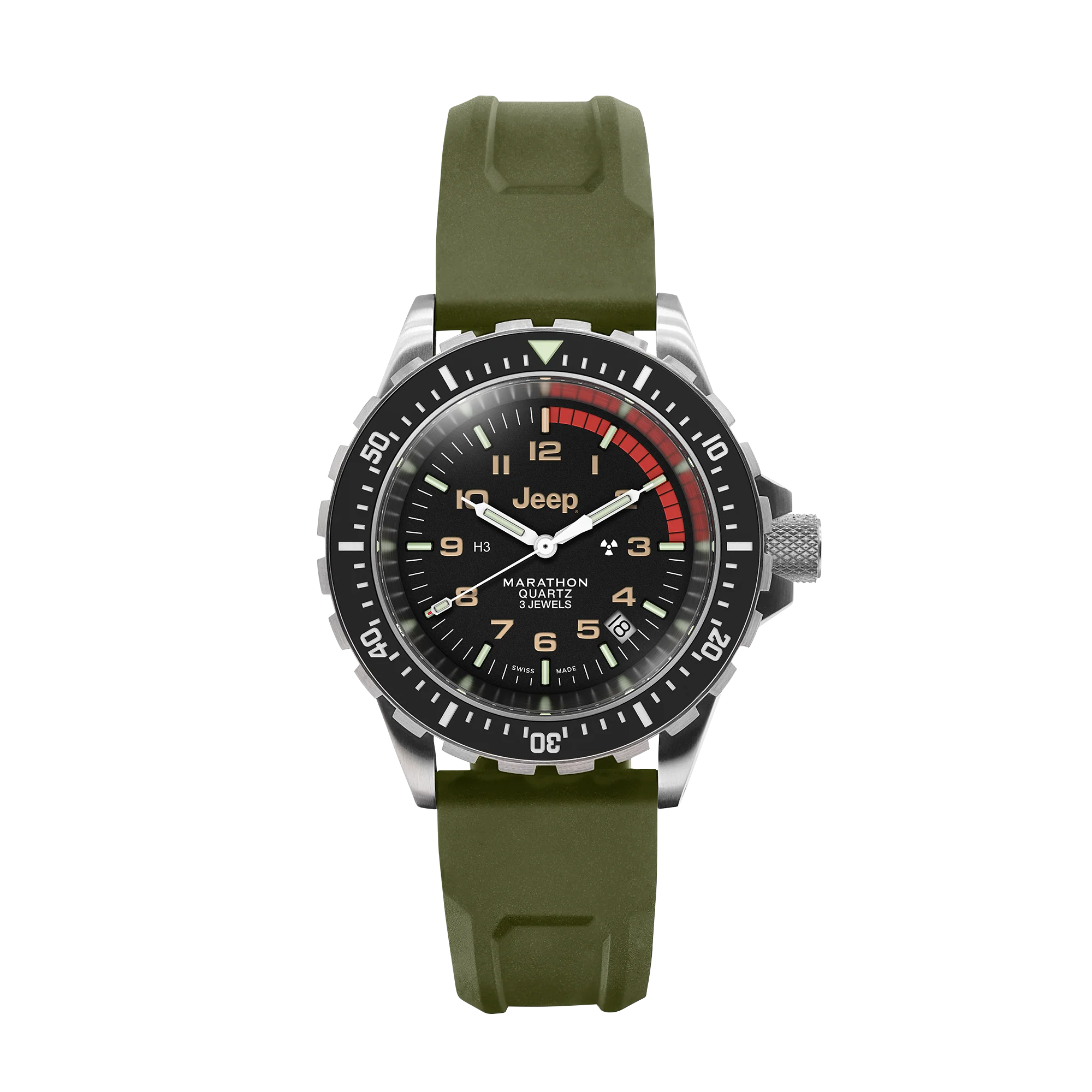 Marathon WW194007SS-4101 Jeep Rubicon TSAR Diver's Quartz 41mm