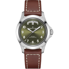Hamilton H64475560 Khaki Field King Day-Date Green Sunburst 40mm Automatic