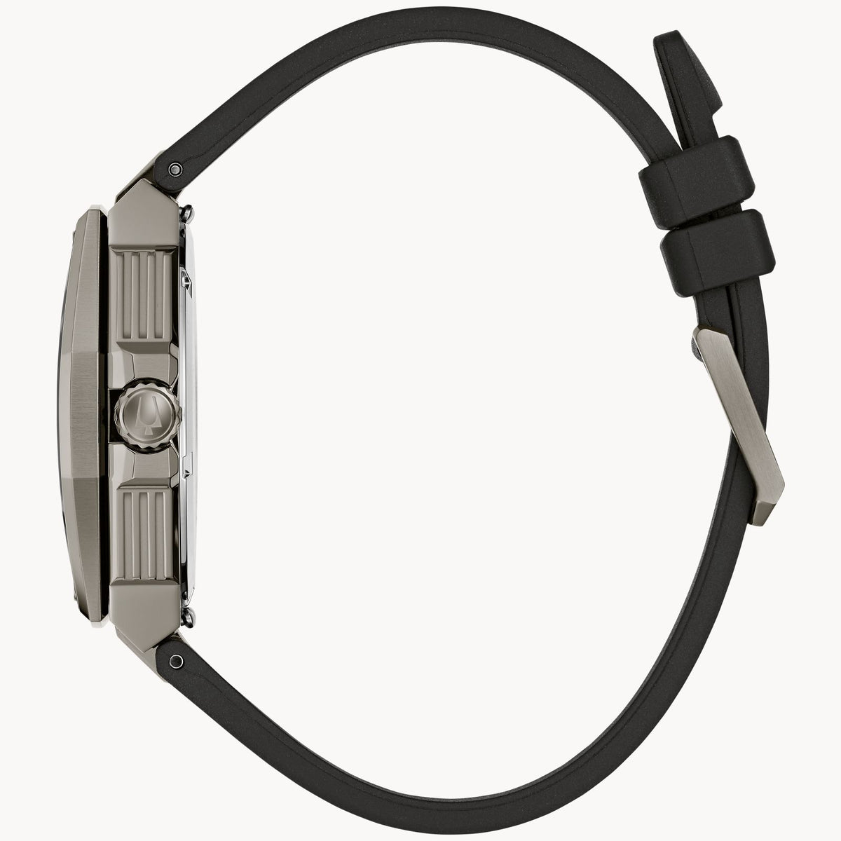 Bulova 98B457 Series X Precisionist 262kHz White Dial Gunmetal Case