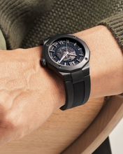 Baume et Mercier 10617 Riviera Smoked Sapphire Black DLC Automatic