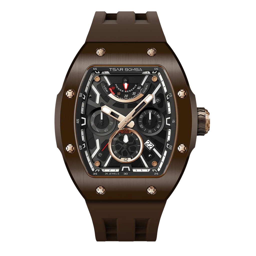 Tsar Bomba TB8222C Atomic Full Ceramic Edition Automatic Brown